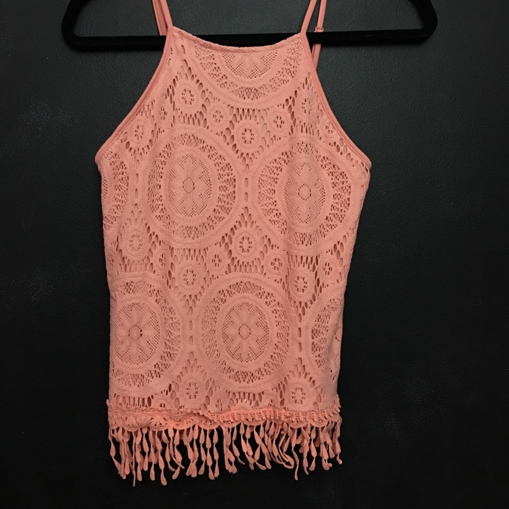 Pink tank top